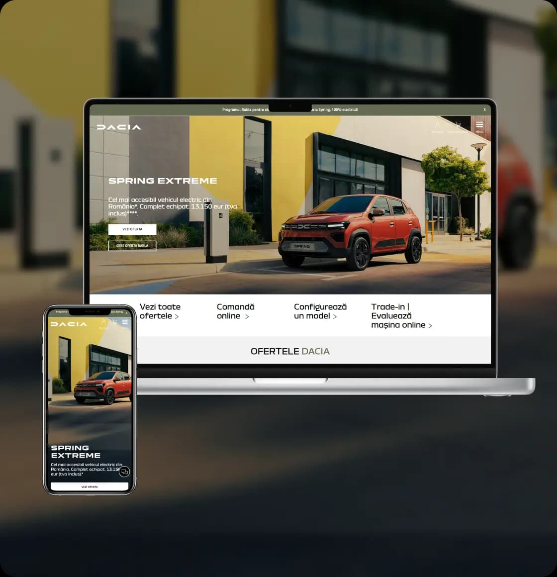Dacia 2025: dacia.ro platform