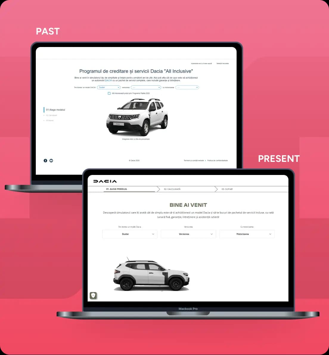 Dacia 2018: finantare.dacia.ro platform