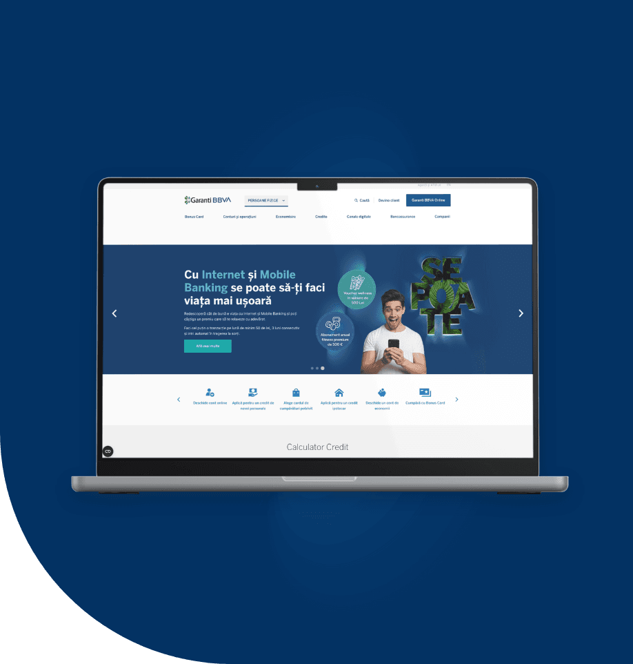 Garanti BBVA Romania project key visual