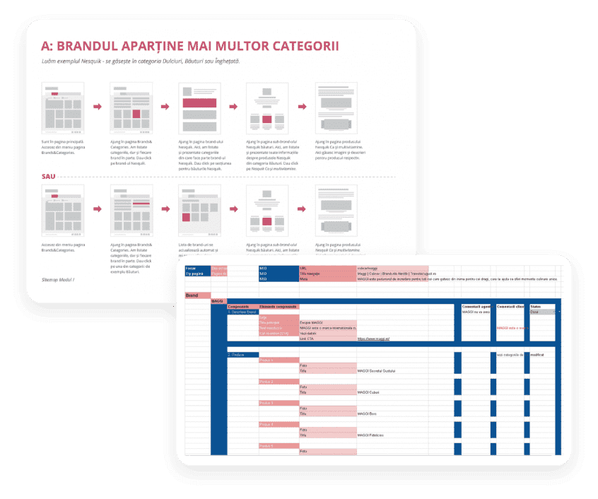 Nestlé Romania project visual: Navigation Formula
