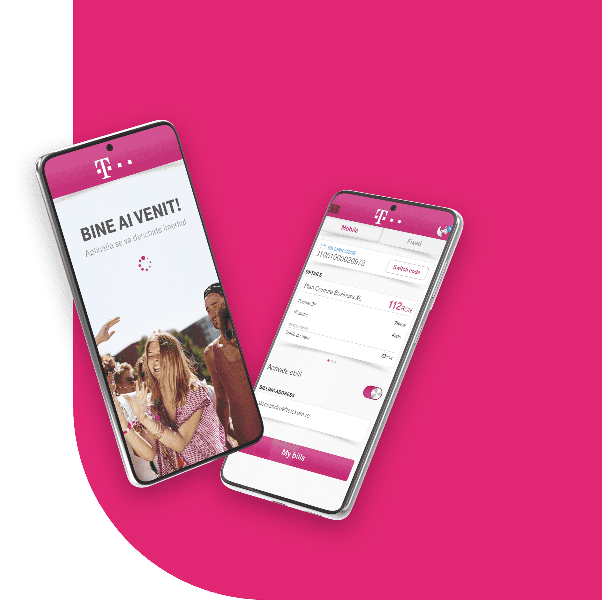 Telekom Romania project key visual