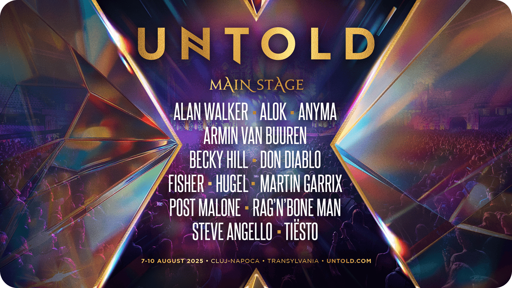 UNTOLD project key visual: Global festival powerhouse
