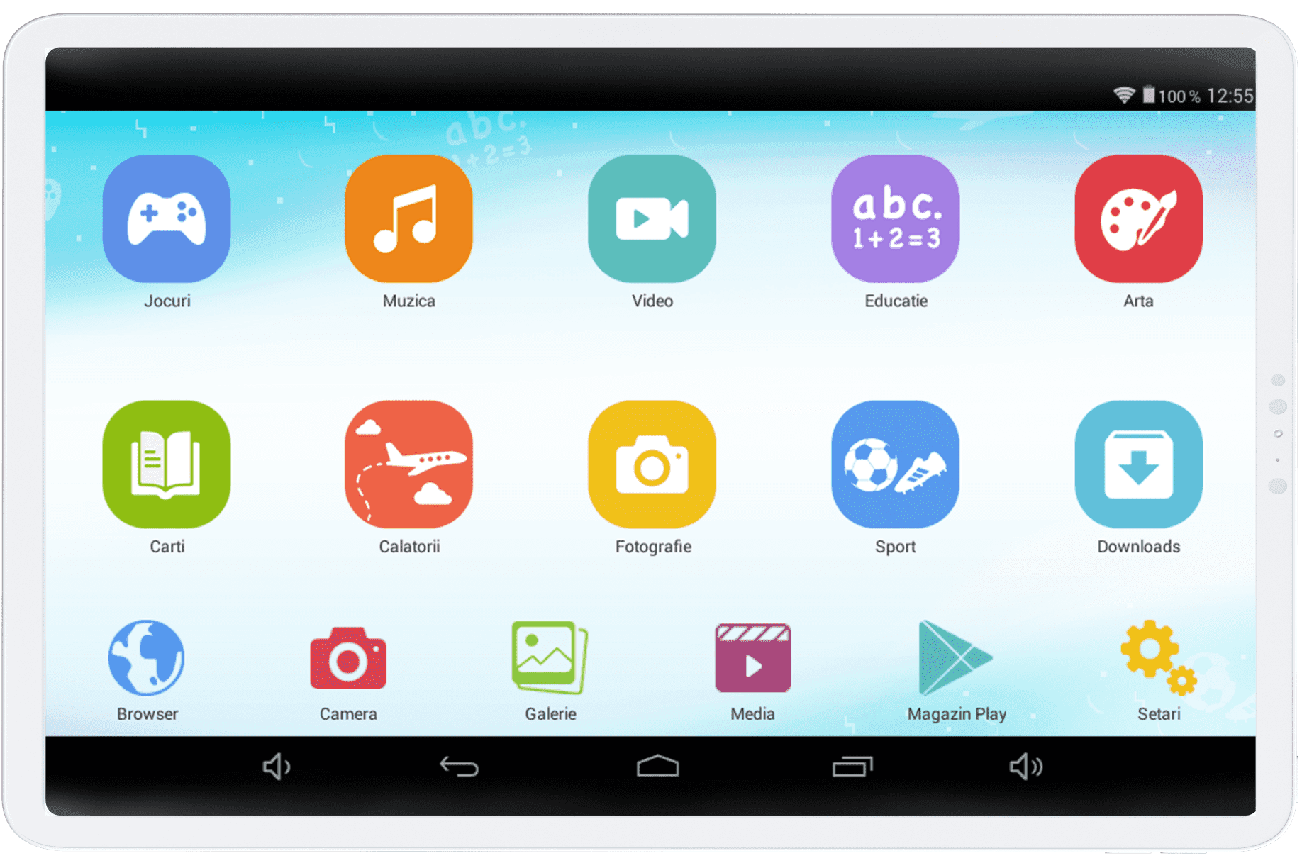 Noriel project visual: The User Interface