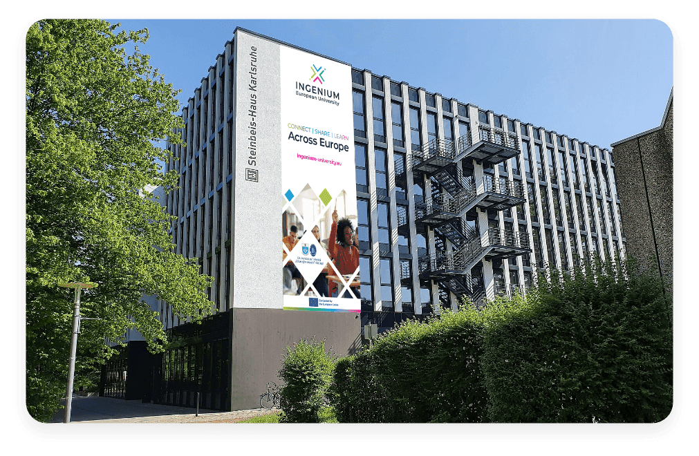 INGENIUM European University Alliance project visual: Integrating 10 Universities into a Cohesive Digital Identity