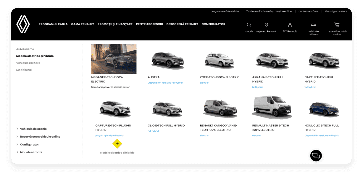 Renault Romania project visual: First step