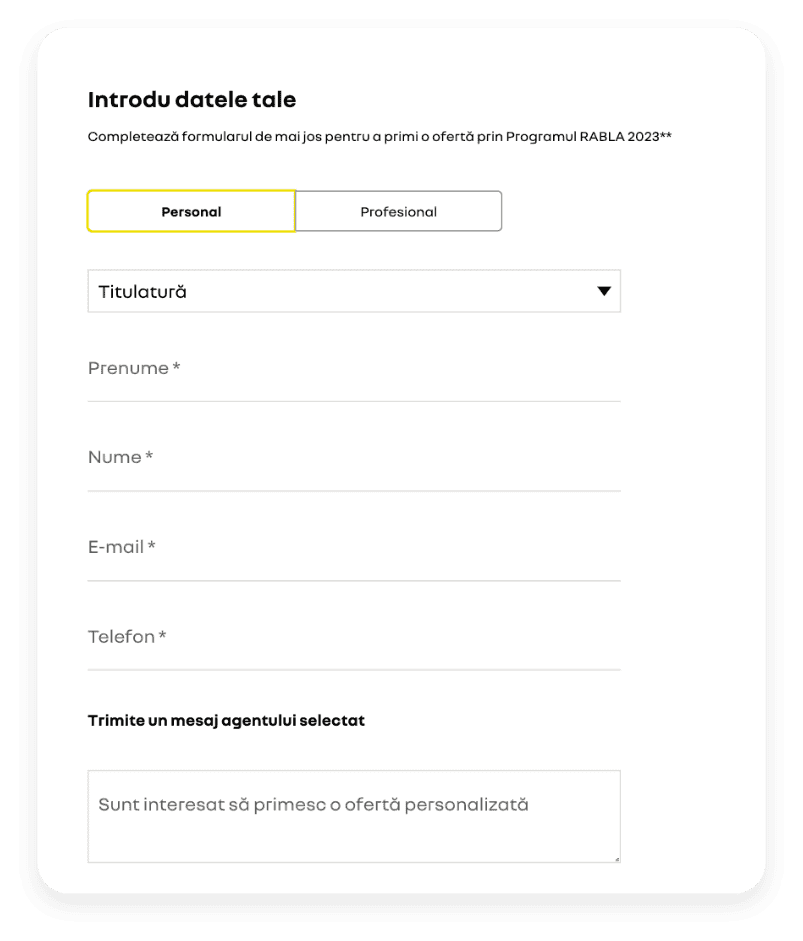 Renault Romania project visual: Forms